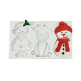Raindeer,Santa and Snowman Mold
