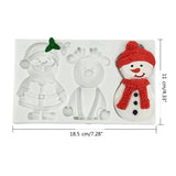 Raindeer,Santa and Snowman Mold