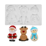Raindeer,Santa and Snowman Mold