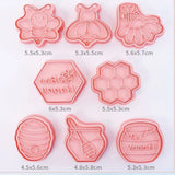 Honey bee cookie cutter