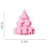 Santa,Hat,Tree and Gingerman Mold