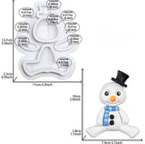 3D Snowman Mold