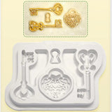 Heart Lock and Key Mold