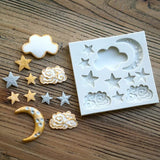 Moon,Stars and Clolud Mold