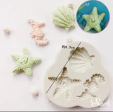 Starfish,Sea horse and Shell Mold