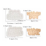 Happy Birthday Mold Set