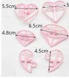 Diamond Heart Fondant Cutter