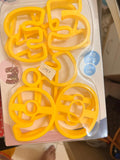Number Fondant Cutter