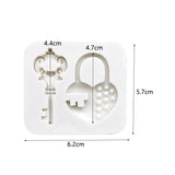 Love Lock Key Mold