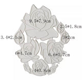 Rose flat mold