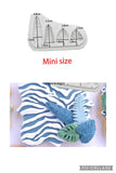 Tropical Leaves Mold 4cell