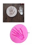 Skeleton hand mold
